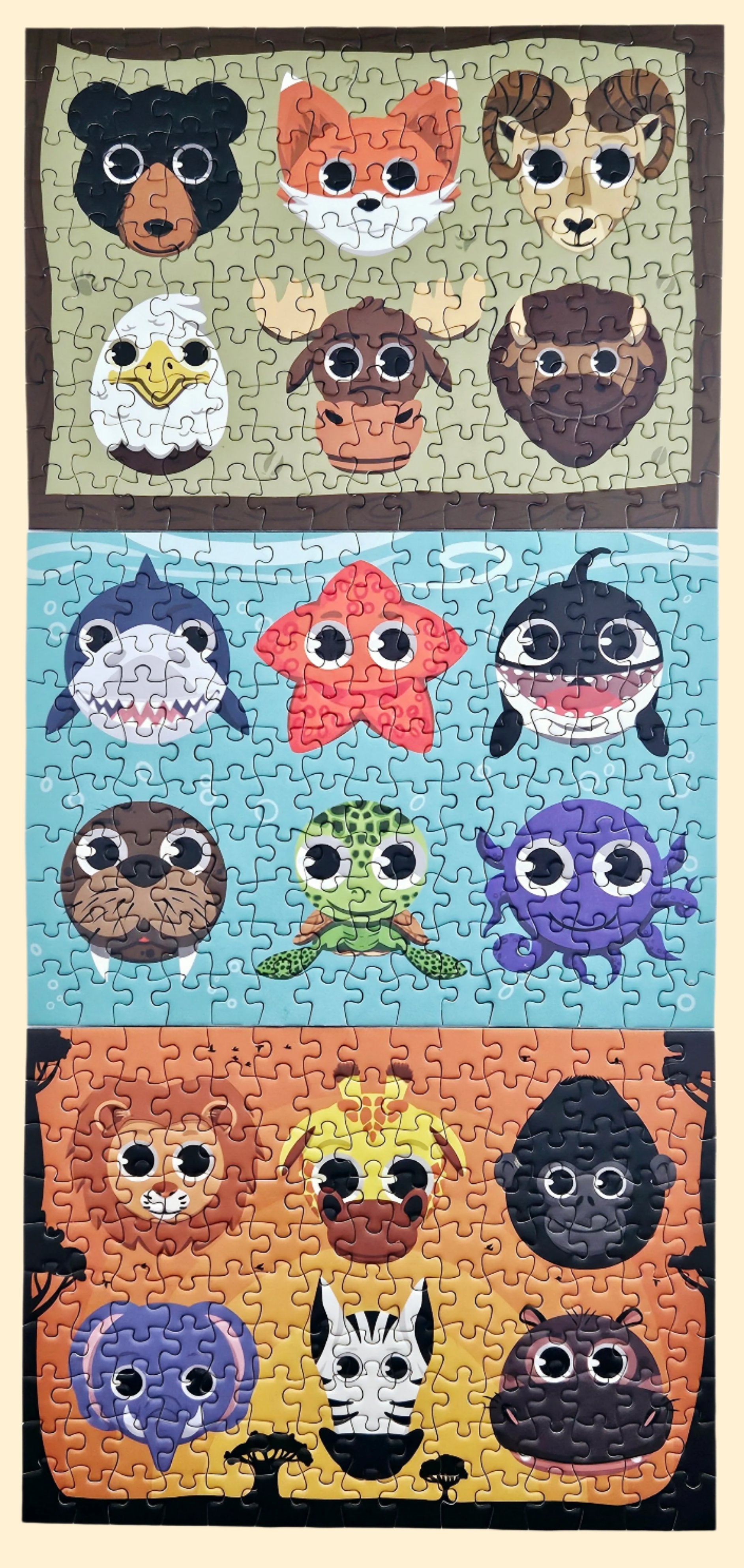 3 mini puzzles